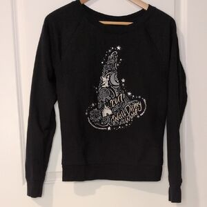 Black Graphic Sweatshirt